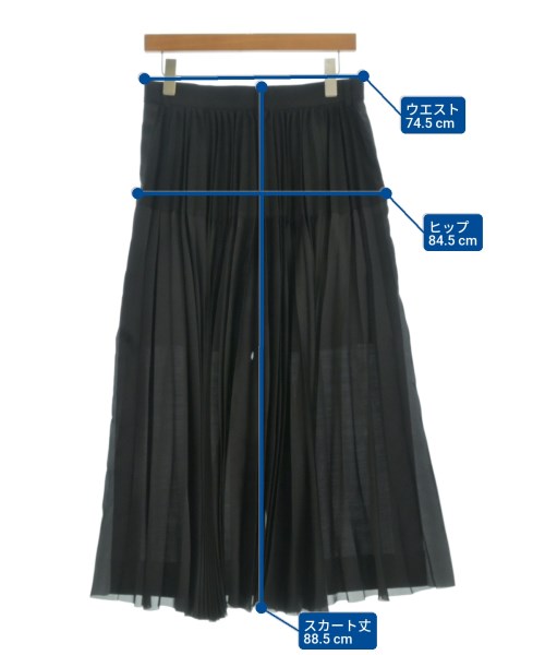 sacai（サカイ）ロング・マキシ丈スカート 黒 サイズ:2(M位) レディース/2200687916016