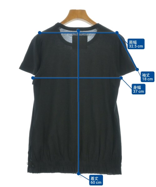 sacai（サカイ）Tシャツ・カットソー 黒 サイズ:1(S位) レディース/2200689214028