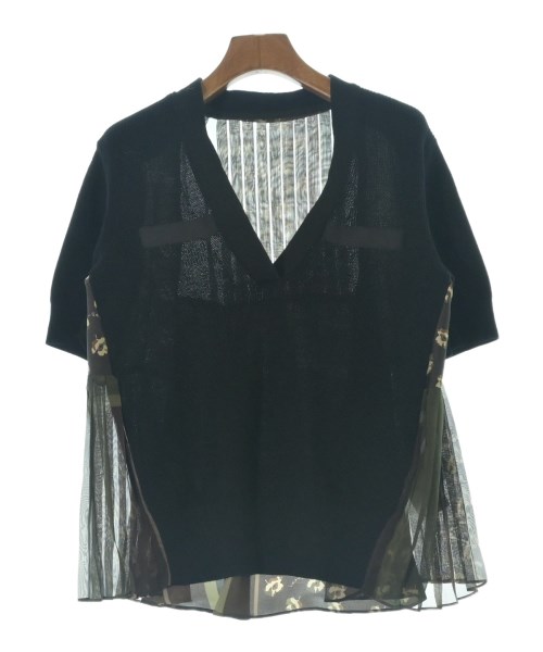sacai(サカイ)ニット・セーター 黒 サイズ:1(S位)/2200683503029