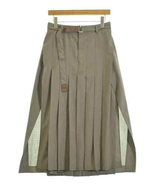 sacai(サカイ)ロング・マキシ丈スカート ベージュ サイズ:2(M位)/2200683503081