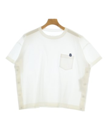 sacai（サカイ）Tシャツ・カットソー 白 サイズ:4(XL位) メンズ