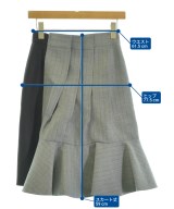 sacai（サカイ）ひざ丈スカート グレー サイズ:0(XS位) レディース/2200689367052
