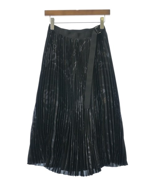 sacai(サカイ)ロング・マキシ丈スカート 黒 サイズ:0(XS位)/2200689367106