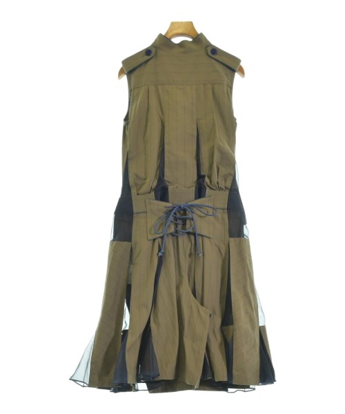 sacai（サカイ）オールインワン/サロペット カーキ サイズ:2(M位) レディース/2200684199054
