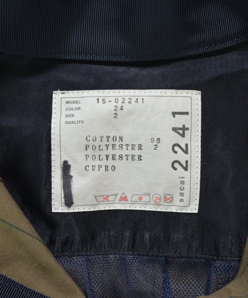sacai（サカイ）オールインワン/サロペット カーキ サイズ:2(M位) レディース/2200684199054