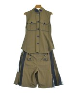 sacai（サカイ）オールインワン/サロペット カーキ サイズ:2(M位) レディース/2200684199054