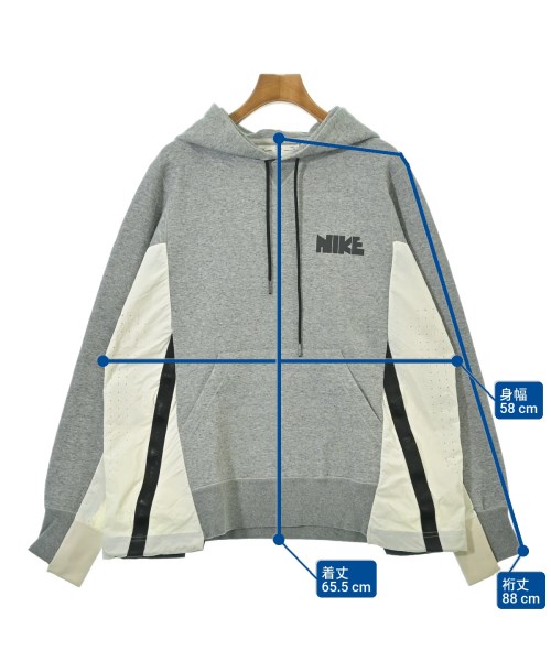 sacai（サカイ）パーカー グレー サイズ:L レディース/2200676234046