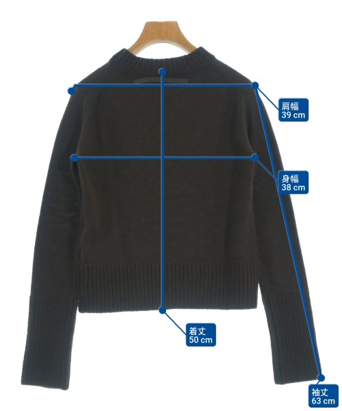 sacai（サカイ）ニット・セーター 茶 サイズ:1(S位) レディース/2200691546025