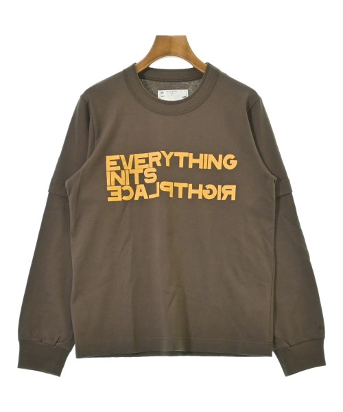 sacai(サカイ)Tシャツ・カットソー 茶 サイズ:0(XS位)/2200691546032