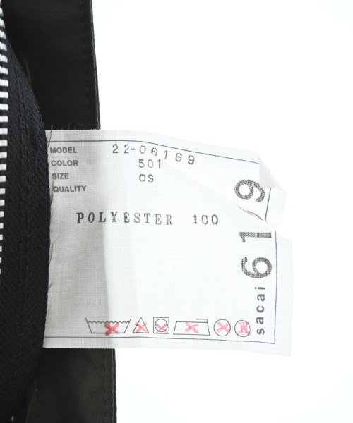 sacai（サカイ）ポーチ 黒 サイズ:ONE レディース/2200691546063