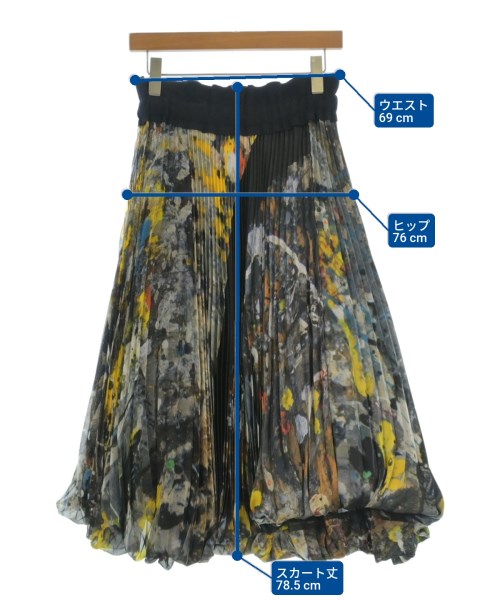 sacai（サカイ）ロング・マキシ丈スカート 黒 サイズ:1(S位) レディース/2200691586021