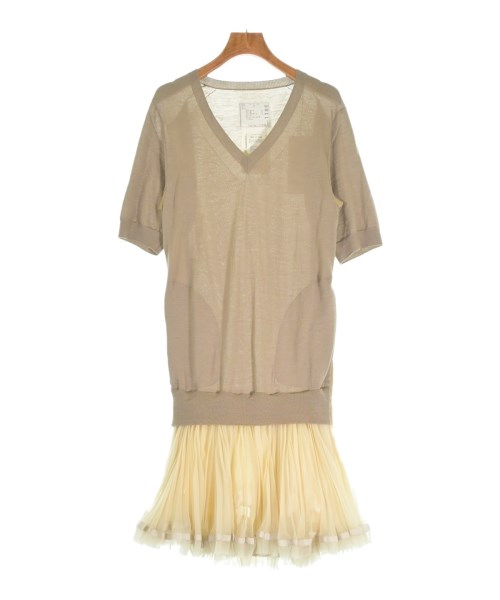 sacai(サカイ)ワンピース ベージュ サイズ:2(M位)/2200689124051