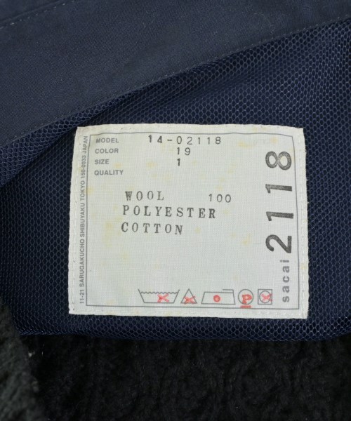 sacai（サカイ）ワンピース 黒 サイズ:1(S位) レディース/2200691921013