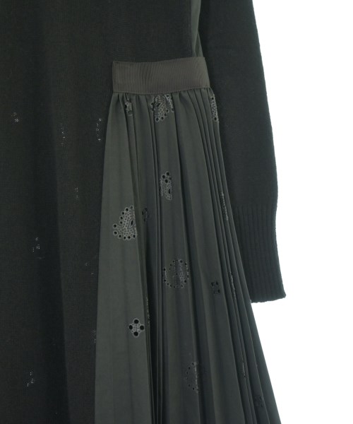sacai（サカイ）ワンピース 黒 サイズ:1(S位) レディース/2200687073030