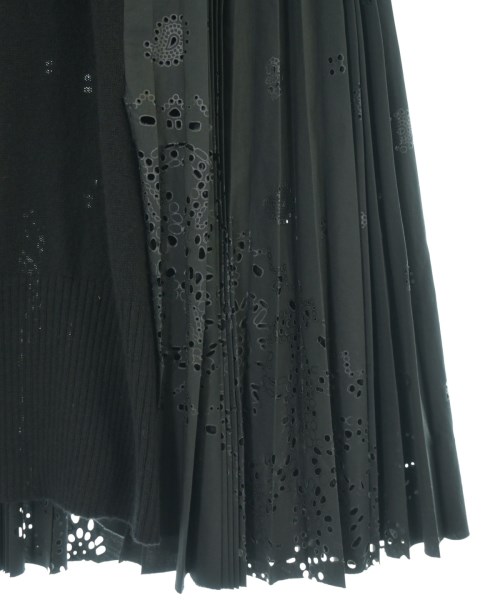 sacai（サカイ）ワンピース 黒 サイズ:1(S位) レディース/2200687073030
