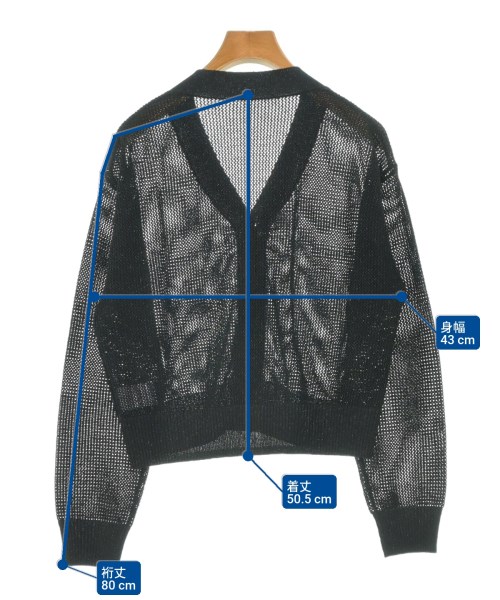 ROSSO（ロッソ）カーディガン 黒 サイズ:F レディース/2200629895072