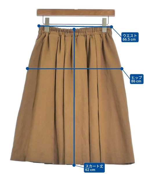 ROSSO（ロッソ）ひざ丈スカート 茶 サイズ:F レディース/2200622191065