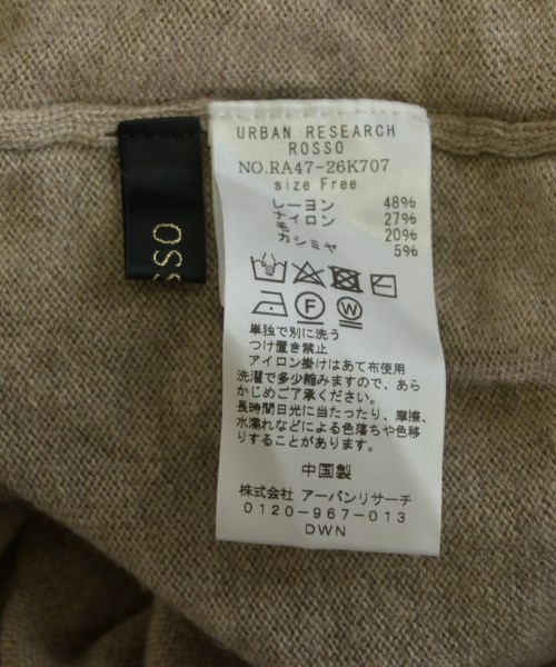 ROSSO（ロッソ）ワンピース ベージュ サイズ:F レディース/2200624355038