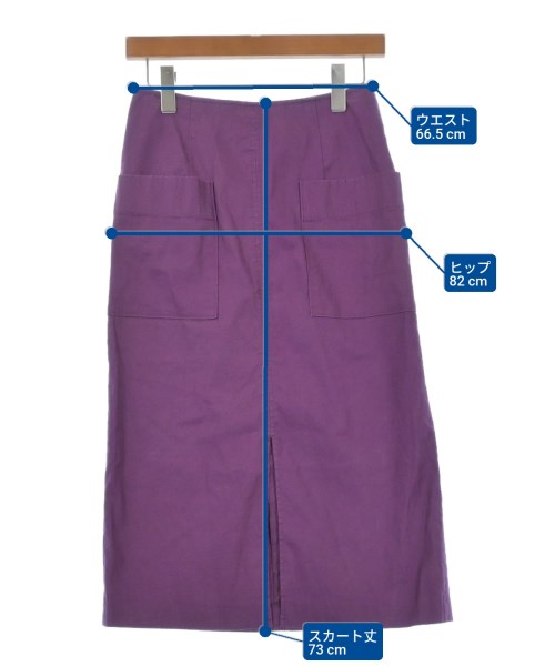 ROSSO（ロッソ）ロング・マキシ丈スカート 紫 サイズ:36(S位) レディース/2200636932012