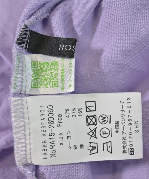 ROSSO（ロッソ）ワンピース 紫 サイズ:F レディース/2200625302031