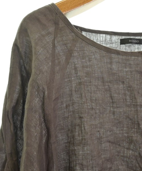 ROSSO（ロッソ）ブラウス 茶 サイズ:F レディース/2200637887038