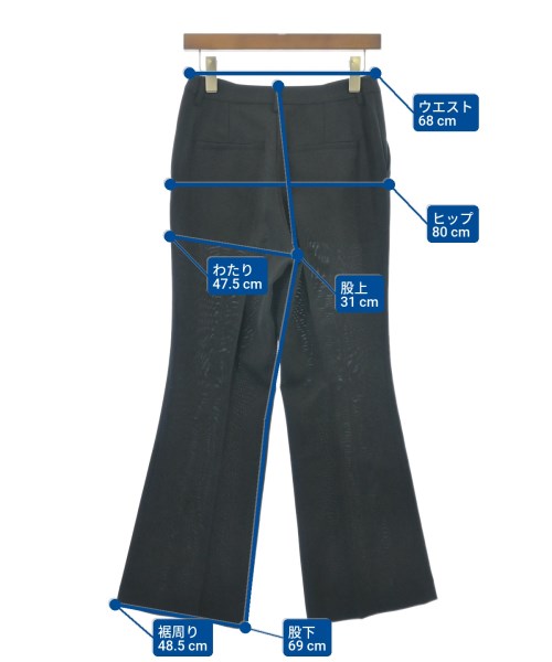 ROSSO（ロッソ）スラックス 黒 サイズ:38(M位) レディース/2200637179041