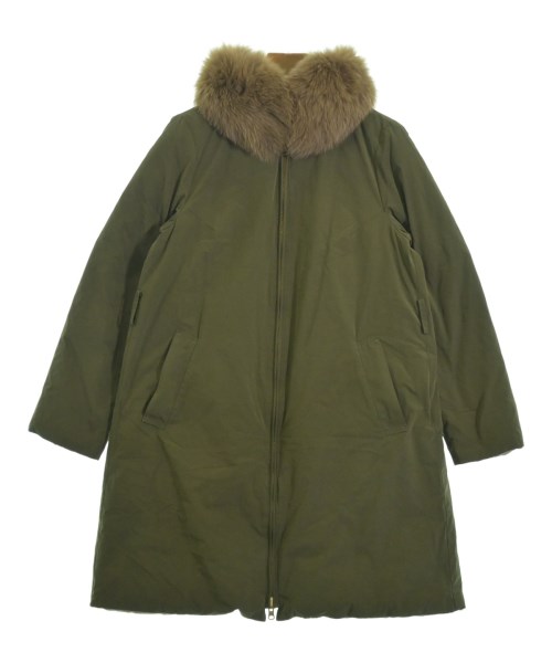 ROSSO（ロッソ）ダウンコート カーキ サイズ:F レディース/2200627978012