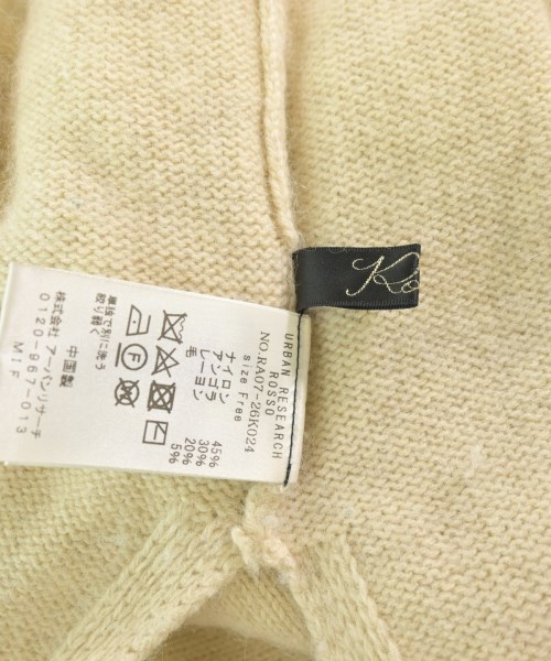 ROSSO（ロッソ）ニット・セーター ベージュ サイズ:F レディース/2200616750032