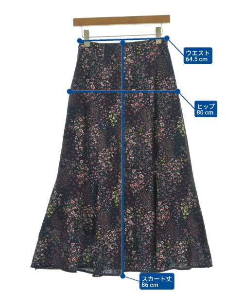 ROSSO（ロッソ）ロング・マキシ丈スカート 紺 サイズ:38(M位) レディース/2200619601218