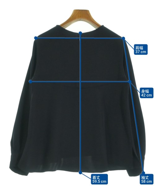 ROSSO（ロッソ）ブラウス 紺 サイズ:F レディース/2200621100013