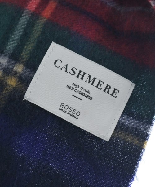 ROSSO（ロッソ）マフラー 紺 サイズ:- レディース/2200619834043