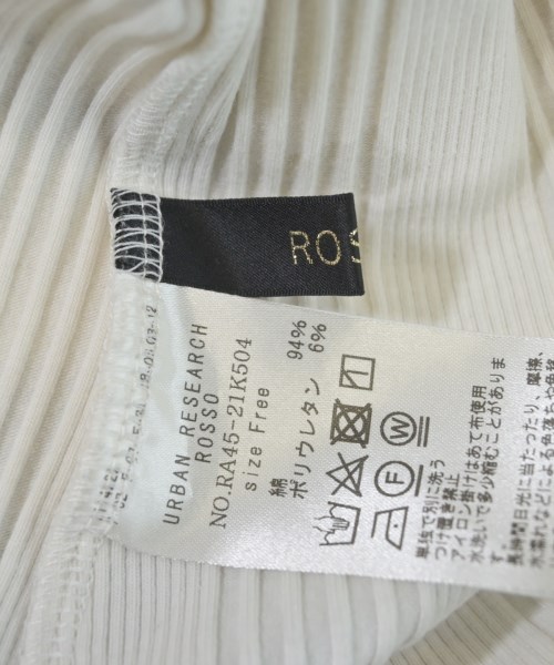 ROSSO（ロッソ）Tシャツ・カットソー 白 サイズ:F レディース/2200610392023