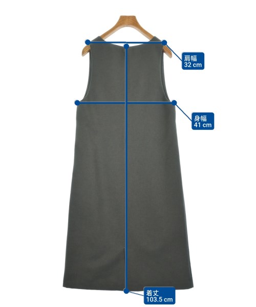 ROSSO（ロッソ）ワンピース グレー サイズ:38(M位) レディース/2200612502017