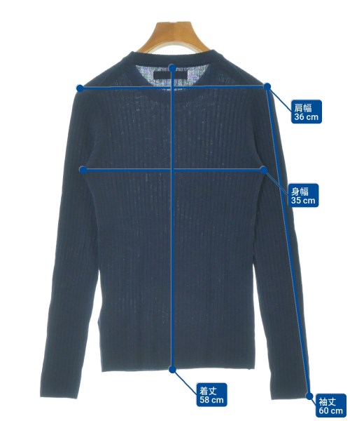 ROSSO（ロッソ）ニット・セーター 紺 サイズ:F レディース/2200668998048