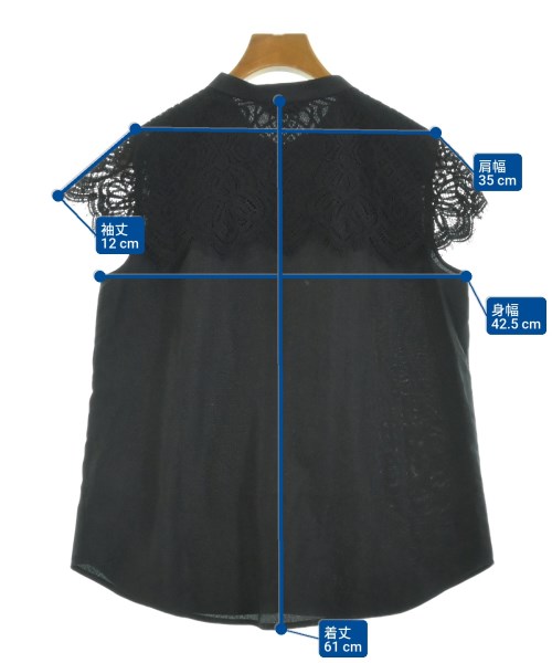 ROSSO（ロッソ）ブラウス 黒 サイズ:F レディース/2200671353049