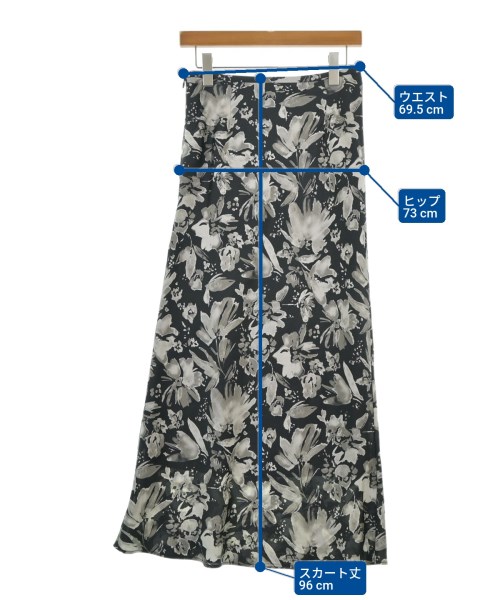 ROSSO（ロッソ）ロング・マキシ丈スカート 黒 サイズ:38(M位) レディース/2200666900012