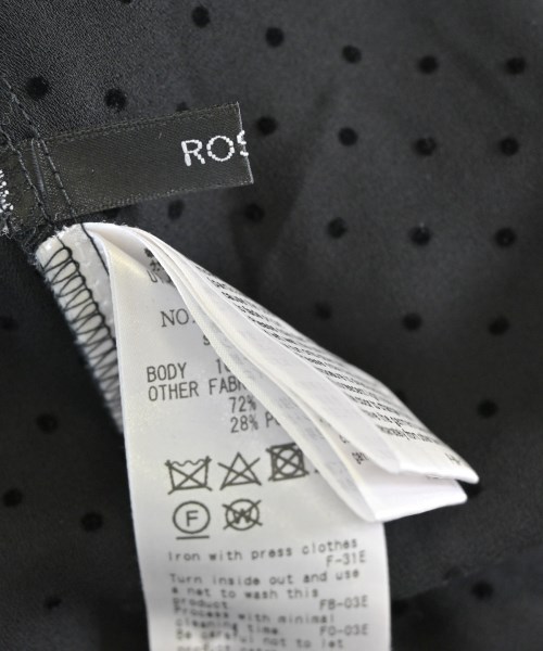 ROSSO（ロッソ）ブラウス 黒 サイズ:F レディース/2200672972140