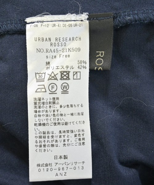 ROSSO（ロッソ）Tシャツ・カットソー 紺 サイズ:F レディース/2200692317013