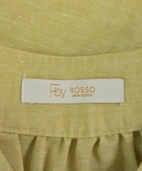 ROSSO（ロッソ）ワンピース 黄 サイズ:F レディース/2200697182036