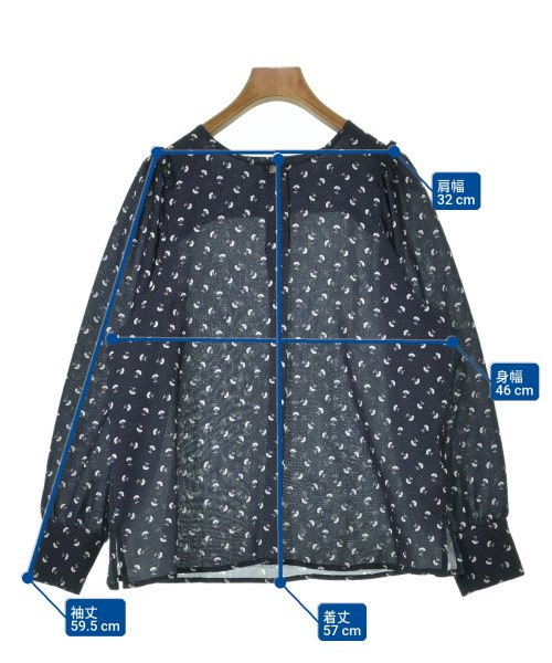 ROSSO（ロッソ）ブラウス 紺 サイズ:F レディース/2200647689066