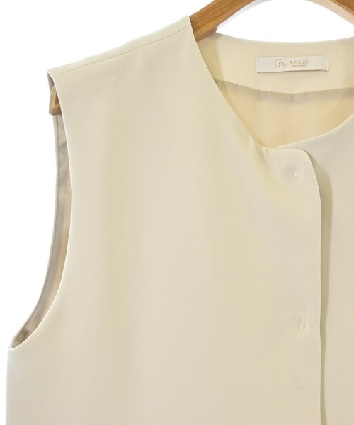 ROSSO（ロッソ）ベスト ベージュ サイズ:36(S位) レディース/2200656171163