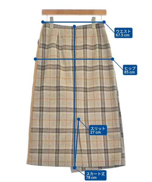 ROSSO（ロッソ）ロング・マキシ丈スカート ベージュ サイズ:38(M位) レディース/2200652211016