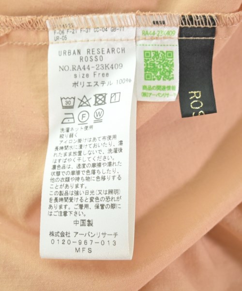 ROSSO（ロッソ）ブラウス オレンジ サイズ:F レディース/2200659663047