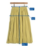 ROSSO（ロッソ）ロング・マキシ丈スカート 黄 サイズ:F レディース/2200657993023
