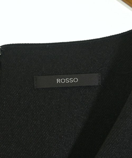 ROSSO（ロッソ）ワンピース 黒 サイズ:38(M位) レディース/2200706769036