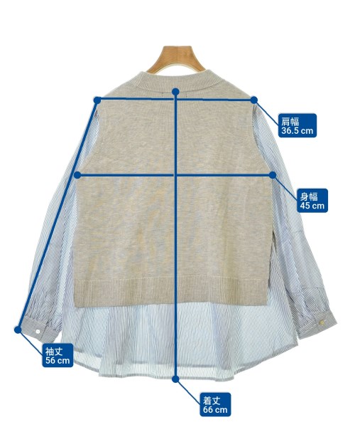 ROSSO（ロッソ）ブラウス グレー サイズ:F レディース/2200633576066