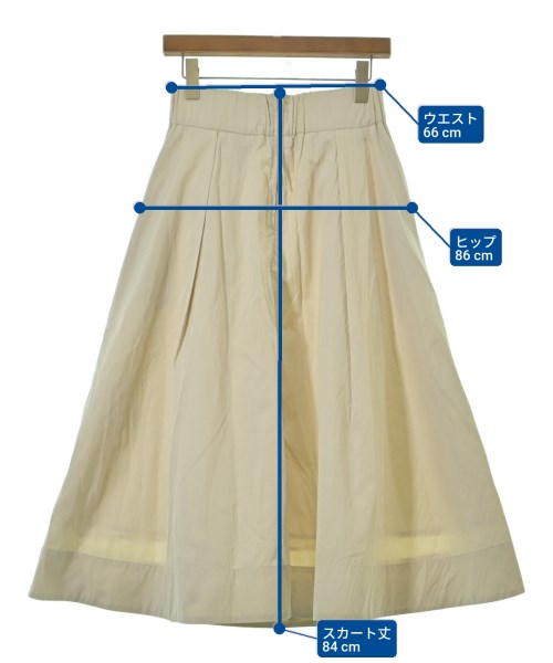 ROSSO（ロッソ）ロング・マキシ丈スカート 白 サイズ:38(M位) レディース/2200613113205