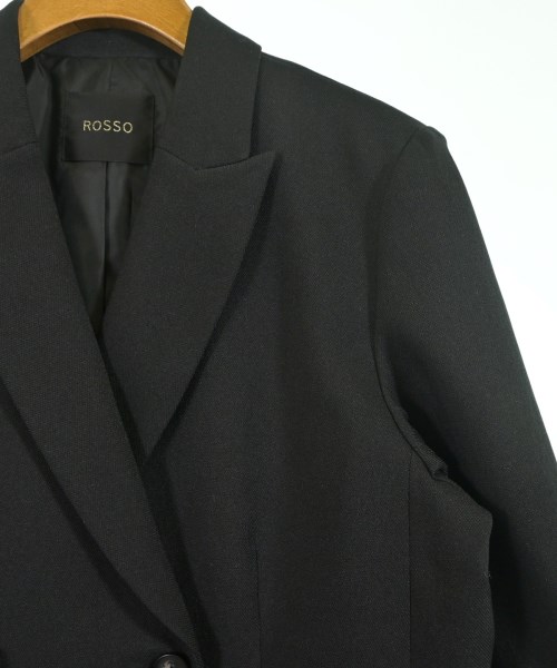 ROSSO（ロッソ）ジャケット 黒 サイズ:38(M位) レディース/2200648370017