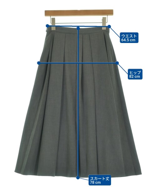 ROSSO（ロッソ）ロング・マキシ丈スカート グレー サイズ:36(L位) レディース/2200646459141