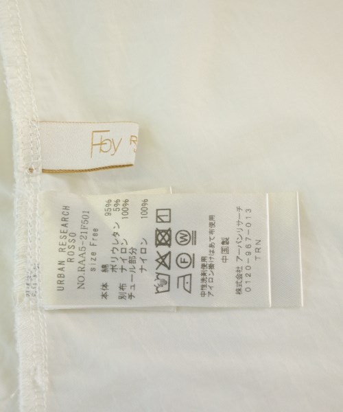 ROSSO（ロッソ）Tシャツ・カットソー 白 サイズ:F レディース/2200700440061